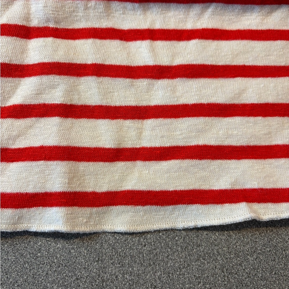 TORY BURCH Drop Waist Nautical Linen‎ Shift Dress - Size M. - Picture 4 of 7